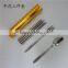 High quality stainless steel cutlery set with golden box