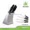 Chinese export knife set 7PCS knives knife set+scissor+sharpener+block