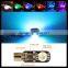 T10 192 W5W RGB 5SMD 5050 width lamp RGB Changeable Colors T10 194 168 W5W LED Wedge Interior Light bulb license plate light