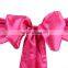 Wedding Decoration Party Banquet Satin Chair Sash Bow