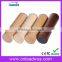 Custom wooden portable mobile power bank 2600mAh in cylindrical shape