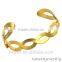 New Design Laser Cut 18K IPG 316l Stainless Steel Bangle Women