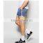 Fashion summer shorts for men jersey shorts with piping in bule
