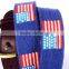 American flag 100% hand stitching needlepoint belt golf