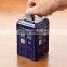 OEM ceramic piggy bank coin box police box money bank