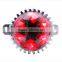 outdoor waterproof ip65 round solar led light glass bricks