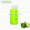 550 ml Sports Glass Water Bottle With Food Grade Silicone Sleeve 100% BPA Free