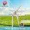5kw wind turbine permanent magne grid tied system efficient use