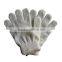 white cotton hand glove