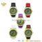 Best selling green back light leather blet watches 3atm waterproof quartz watch winder 7030