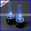 LED Hifi Stereo Water Dancing Bluetooth Subwoofer Speakers With Music Fountain Light USB PC Laptop Rhythm