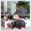 resin hedgehog figure hedgehog staute for home decoration