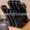 9 pcs bakelite handle kitchen knife set with wooden block