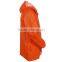 Orange Waterproof Seamless Polyester Rain Jacket