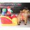 double Deer pull carts inflatable outdoor Christmas decorations