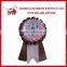 Wholese custom award ribbon rosette with button badge