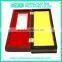 New Classic Wooden Gift Box Case with Glass Window Lid Brown