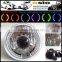 7' Round BMC Semi Sealed Beam with LED Halo Ring Auto Halogen sealed beam H4 or HID H4 Xenon Bulb