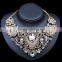 African 2016 Wholesale Gold Plated Simple Ring Necklace Jewerly Set