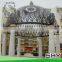 Outdoor wrought iron gazebo top dome for pavilion