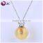 Women Murano Glass Perfume Bottle Charm Essential Oil Diffuser Jewellery Pendant Necklace