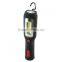 3W COB+3W LED Plastic rechargeable Working Light car charger flashlight lamp