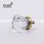 1 2/7 inch clear flower cabinet door crystal pull