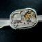 14x19mm vintage style steam punk watch movement rhodium,gun black fashion tie clip bar 6830001