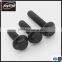 DIN692112.9 hex flange head bolt Black Oxide Hex Flange Bolt