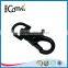 o shape black bag metal snap hook key ring