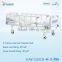 ce and iso approved simple cheap 2 rocker manual stainless hospital bed