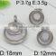 Fashion Hot 925 Sun Silver Jewelry Set Round Shape Steel Color