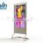 55' indoor marketing advertising lcd double side touch screen popular in brand chains shop