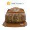 Fashion Blank Leather Hat Custom Snake Skin 5 Panel Hat Cap