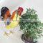 Christmas outdoor decoration forest easter decoration feather rooster