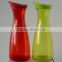 hot sale direct factory supply small elegant plastic flower vase drinking bottle juice bottle