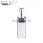 Wholesale high quality square cosmetic acrylic skin care decorative lotion bottles