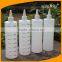 Empty Round 1000ML Plastic Squeeze Sauce Bottle with Spout Cap