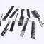 10pcs Professional Salon Hair Styling Hairdressing Black Plastic BarbersBrush Combs Set Hair Comb Set,Good for Barber