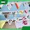 Promotional Christmas gift handmade Wedding Birthday Party Decoration baby fabric bunting flag banner