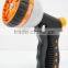 2 Piece 8-Pattern And Brass Metal Spray Nozzle Sets For Garden