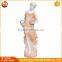 Outdoor Decoration White Marble Lady Sculpture