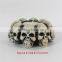 Resin Halloween skull candle holder