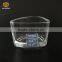 triangle design clear glass candle holder , wax glass candle holder wholesale
