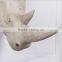 Resin modern wall animal head sculpture rhinoceros wall decoration