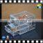 Transparent acrylic tabletop cosmetic organizer clear acrylic box for makeup from shenzhen yidong