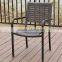 Outdoor Furniture Black Cast Aluminum 4 chairs+round table patio furniture