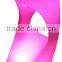 nightclub PE plastic made nighclub bar stool /colorful changing led light up standing bar stool