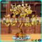 China custom made k9 red crystal apple tree for home decoration