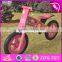 2017 Best design original work pink balance wooden kids bikes for sale W16C179
